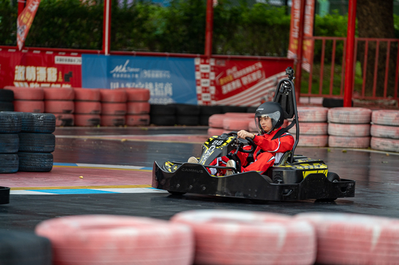 Va Karting 3000RPM Mini Kart With che elettrico 4 ruote determinano la velocità veloce per i bambini