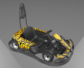 750w adulto Mini Go Kart, go-kart elettrici di Karting del pedale per i bambini