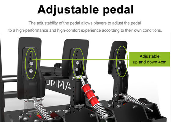 Alta sensibilità di adeguamento ergonomico di Sim Racing Motion Rig APP