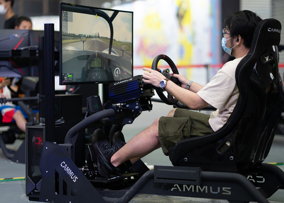 servo parco ergonomico di Sim Racing Simulator For Amusement dell'azionamento diretto 15Nm