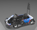Corsa dei go-kart elettrici della batteria di Kart del pedale di Karting per il junior degli adulti dei bambini